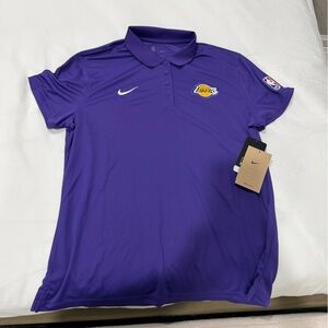 Nike Purple Lakers Polo Shirt